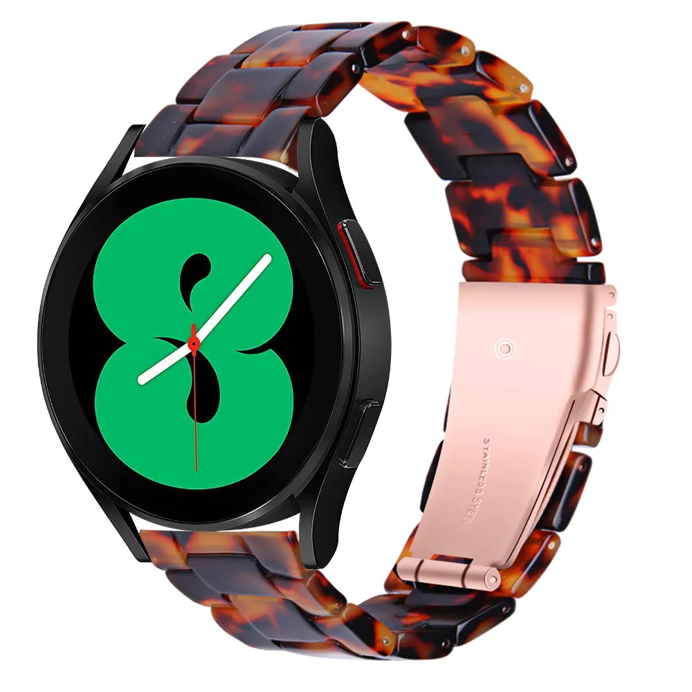 20mm 22mm Resin Strap for samsung galaxy watch 3 46mm active 2 40 44mm strap Gear S3 42mm band replacement for huawei gt2 watch